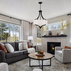 Chandelier 4 Lights Chandeliers Ceiling Light E14 Pendant