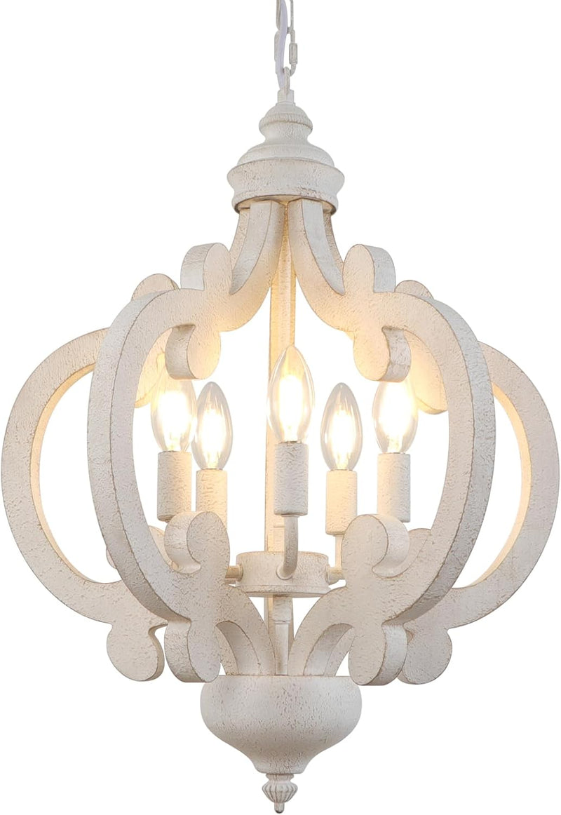 Chandelier 5-Light Vintage Rustic Chandeliers Ceiling Light