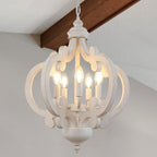 Chandelier 5-Light Vintage Rustic Chandeliers Ceiling Light