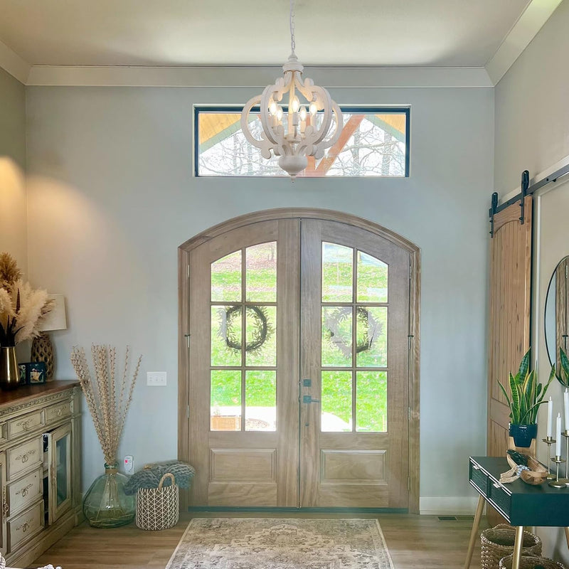 Chandelier 5-Light Vintage Rustic Chandeliers Ceiling Light