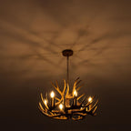 Chandelier 6 Light 25 Inches Dia American Rural