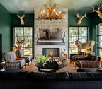 Chandelier 6 Light 25 Inches Dia American Rural