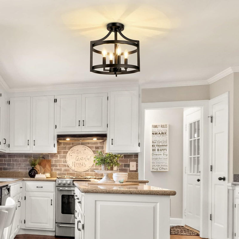 Chandelier 6 Lights Modern Farmhouse Chandeliers Ceiling Light