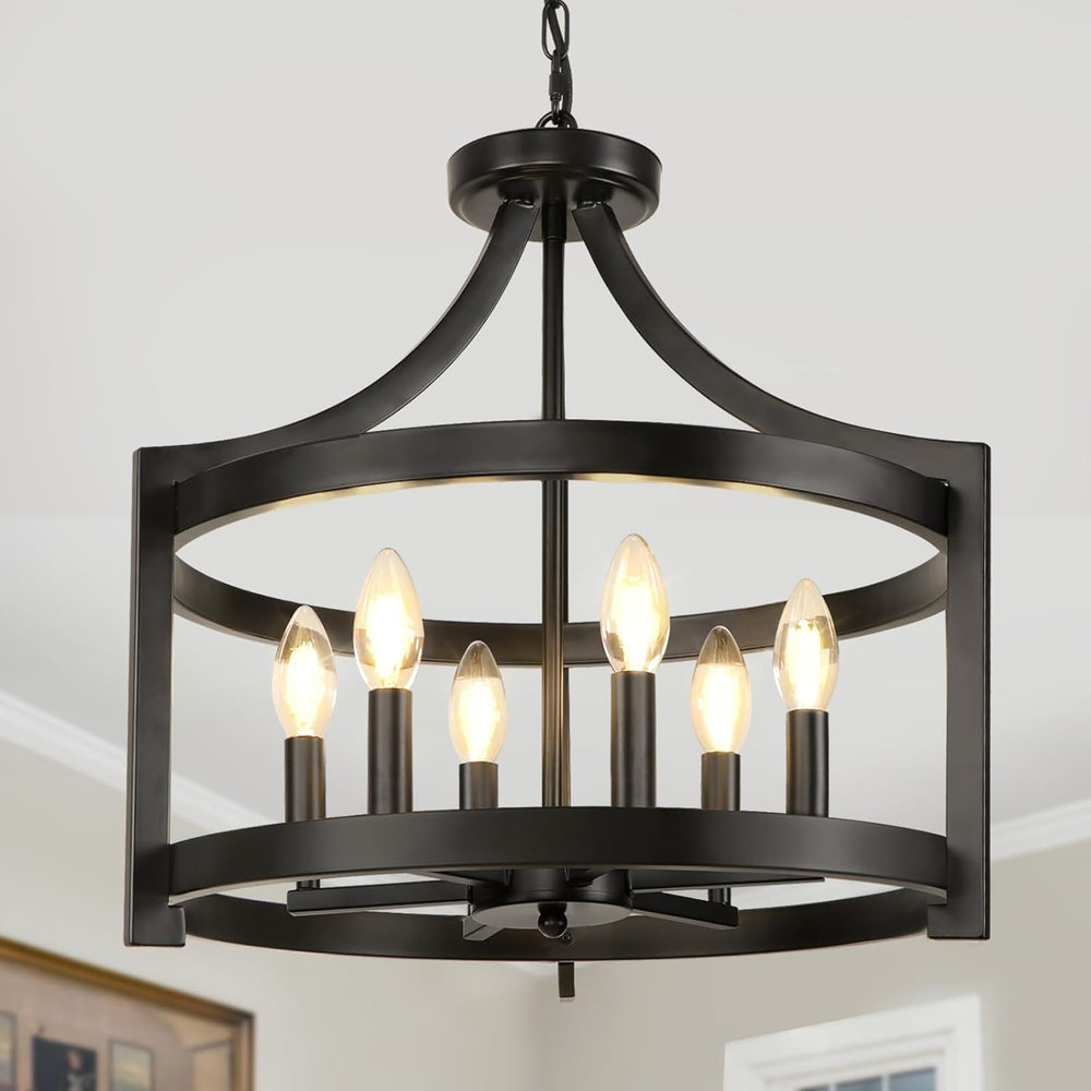 Chandelier 6 Lights Modern Farmhouse Chandeliers Ceiling Light