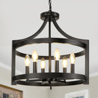 Chandelier 6 Lights Modern Farmhouse Chandeliers Ceiling Light