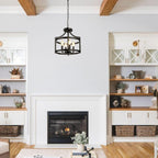 Chandelier 6 Lights Modern Farmhouse Chandeliers Ceiling Light