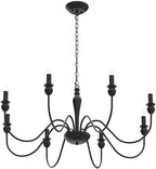 Chandelier 8-Light Farmhouse Chandeliers Ceiling Light E14