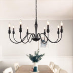 Chandelier 8-Light Farmhouse Chandeliers Ceiling Light E14