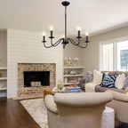 Chandelier 8-Light Farmhouse Chandeliers Ceiling Light E14