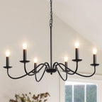 Chandelier 8 Lights Vintage Chandeliers Ceiling Living Room