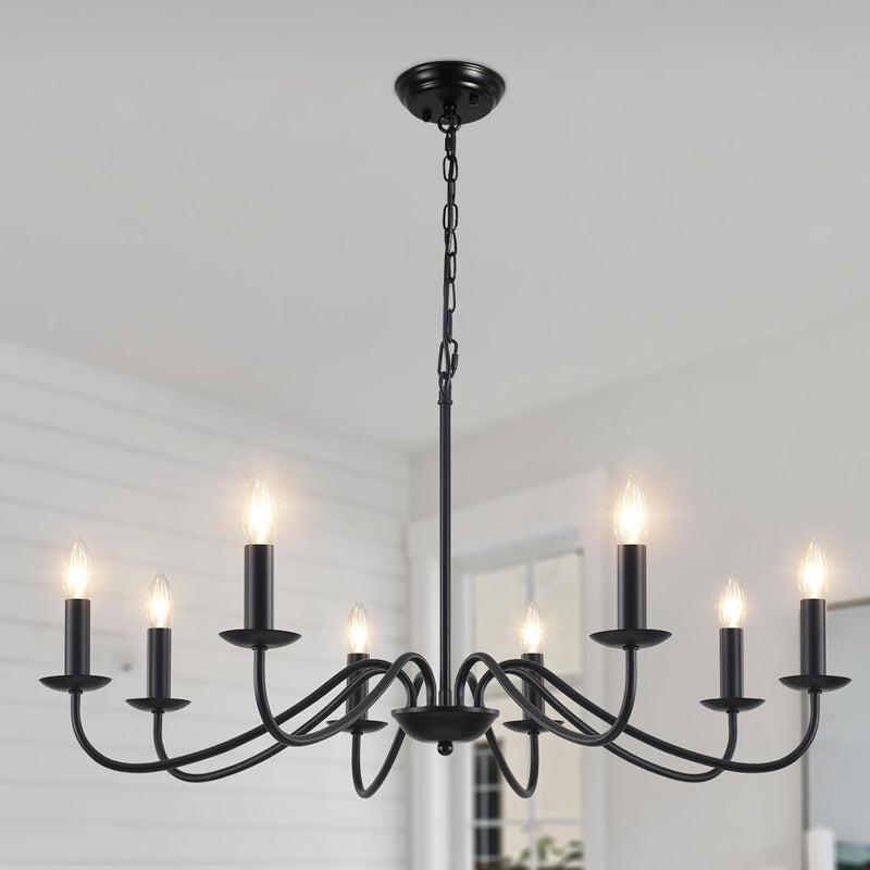 Chandelier 8 Lights Vintage Chandeliers Ceiling Living Room