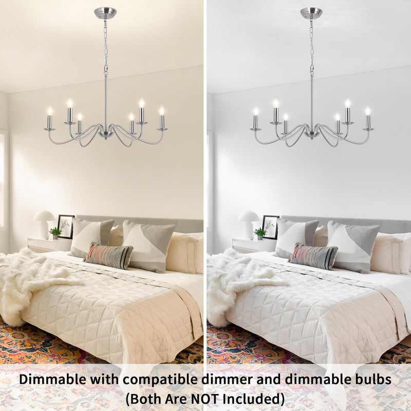 Chandelier 8 Lights Vintage Chandeliers Ceiling Living Room