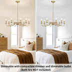 Chandelier 8 Lights Vintage Chandeliers Ceiling Living Room