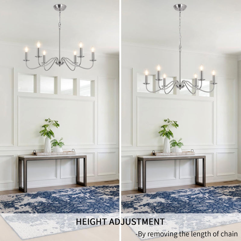Chandelier 8 Lights Vintage Chandeliers Ceiling Living Room