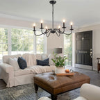 Chandelier 8 Lights Vintage Chandeliers Ceiling Living Room