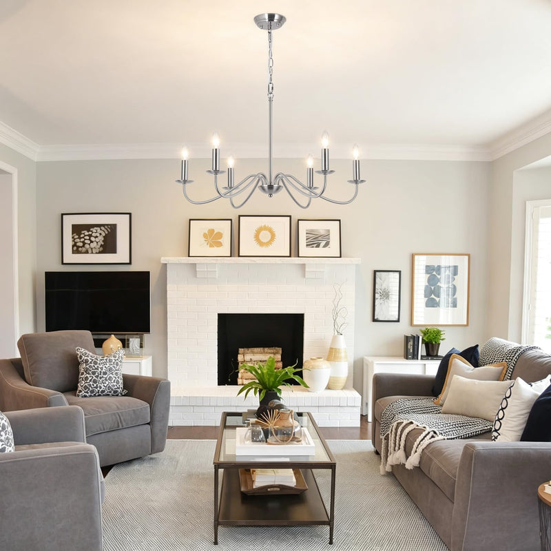 Chandelier 8 Lights Vintage Chandeliers Ceiling Living Room