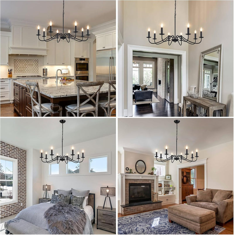 Chandelier 8 Lights Vintage Chandeliers Ceiling Living Room