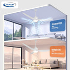 Chandelier Ceiling Fan with Lights and Remote 36