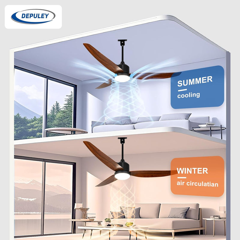 Chandelier Ceiling Fan with Lights and Remote 36