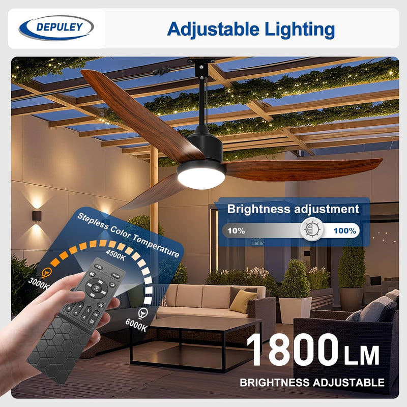 Chandelier Ceiling Fan with Lights and Remote 36