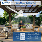 Chandelier Ceiling Fan with Lights and Remote 36