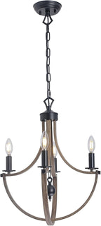 Chandelier Ceiling Light 4-Light Vintage Pendant Lights