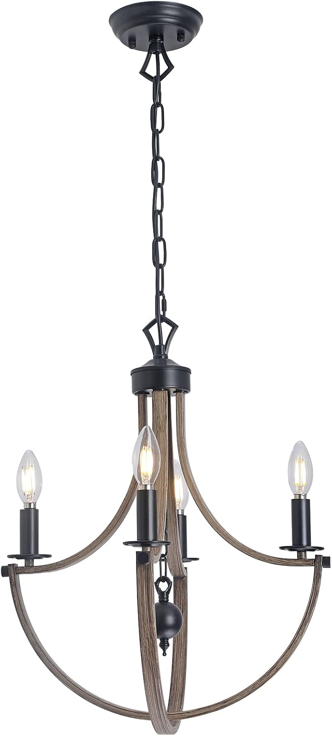 Chandelier Ceiling Light 4-Light Vintage Pendant Lights