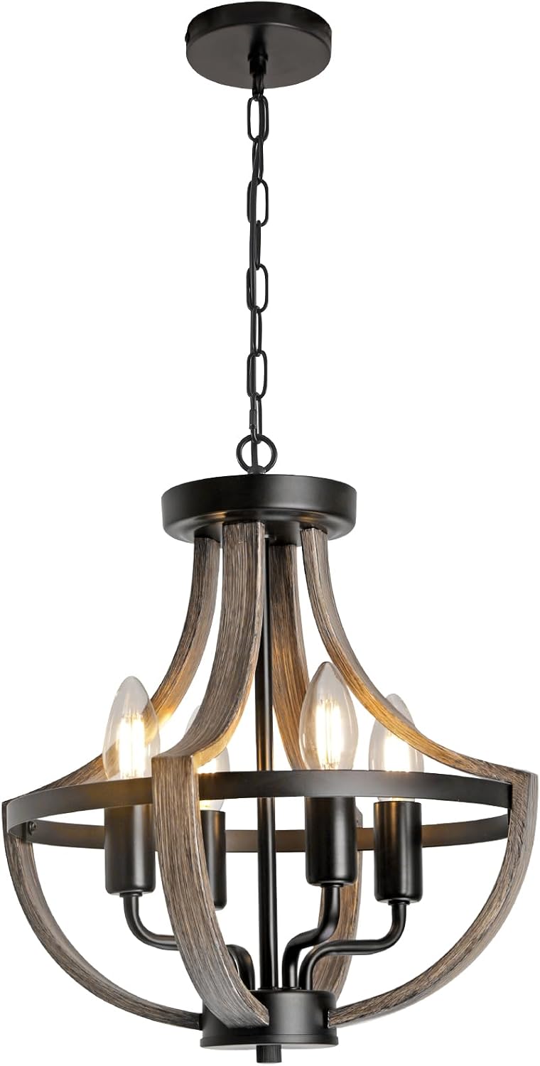 Chandelier Ceiling Light 4-Light Vintage Pendant Lights