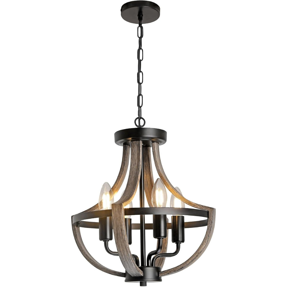 Chandelier Ceiling Light 4-Light Vintage Pendant Lights