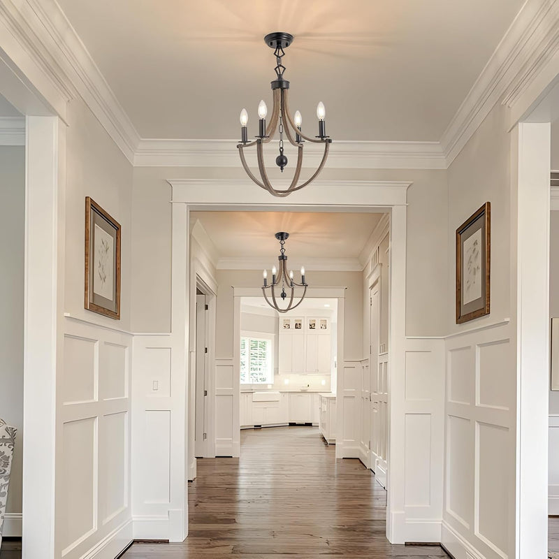 Chandelier Ceiling Light 4-Light Vintage Pendant Lights