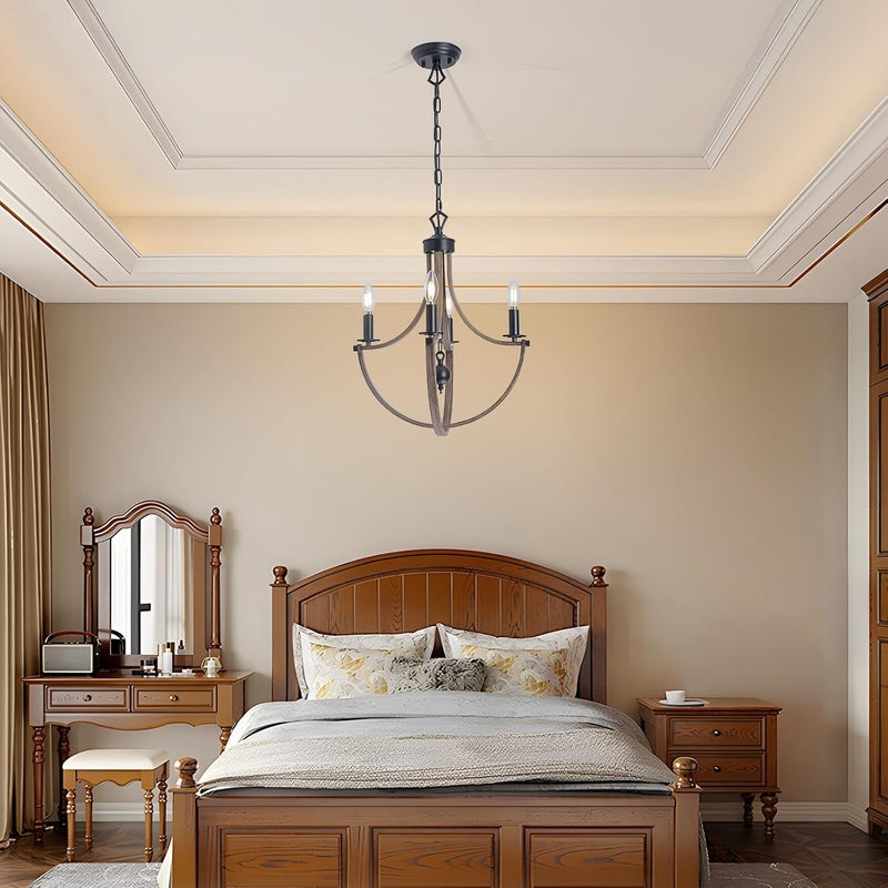 Chandelier Ceiling Light 4-Light Vintage Pendant Lights