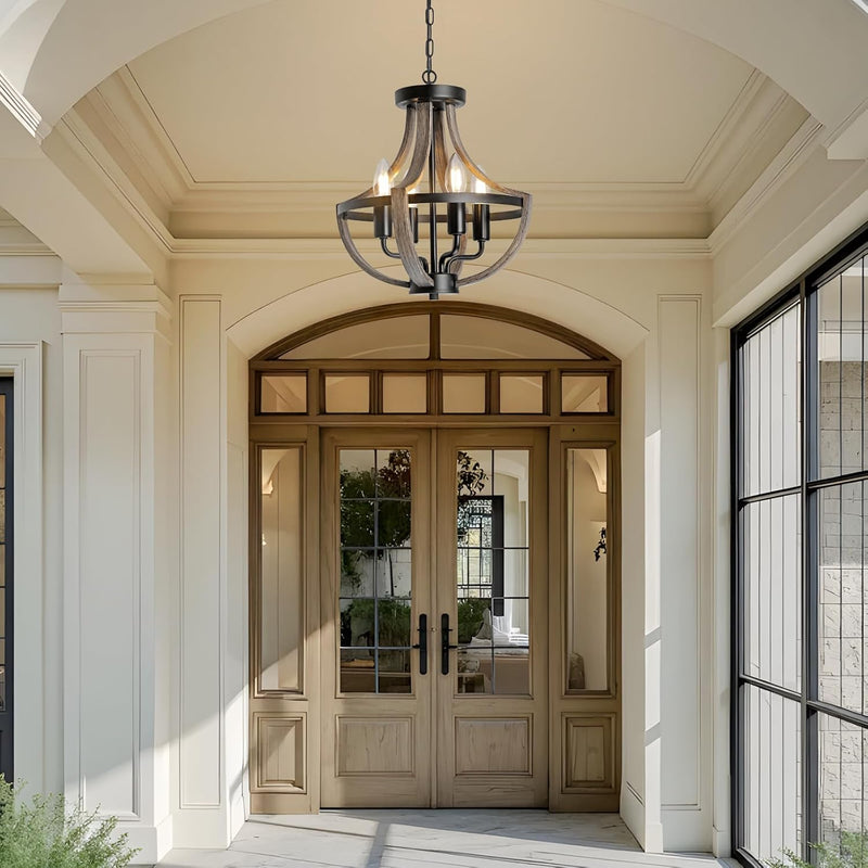 Chandelier Ceiling Light 4-Light Vintage Pendant Lights