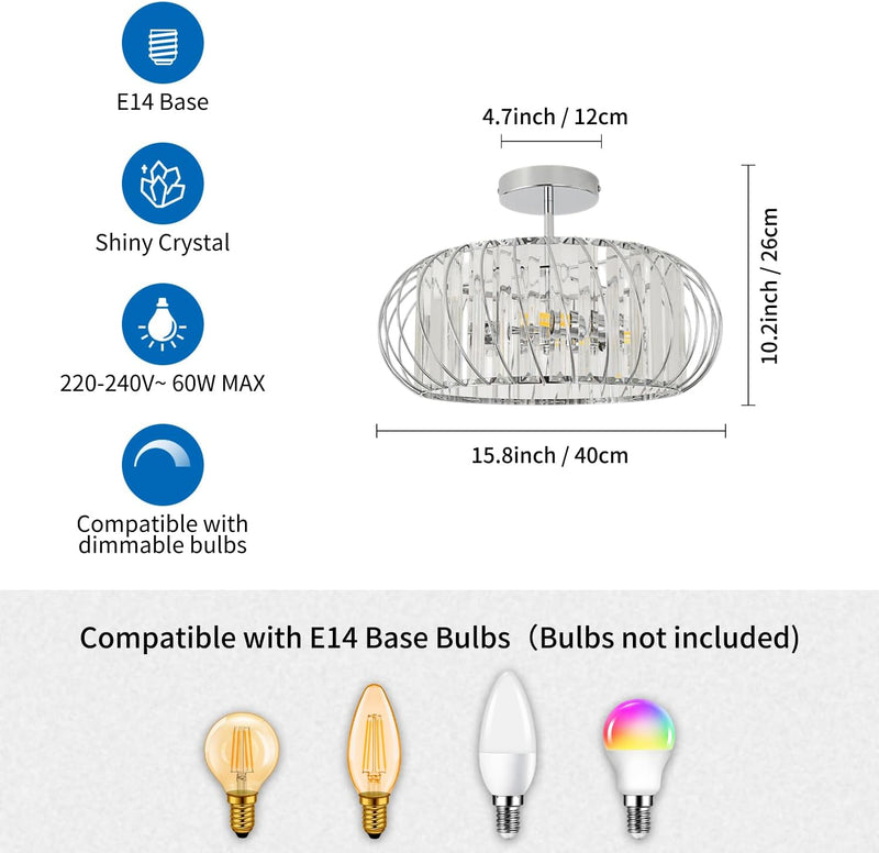 Chandelier Light Shade Ceiling Lights Living Room Modern