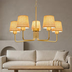 Chandelier Lighting Living Room 5 Lights Metal Pendant
