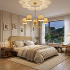 Chandelier Lighting Living Room 5 Lights Metal Pendant