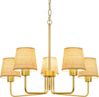 Chandelier Lighting Living Room 5 Lights Metal Pendant