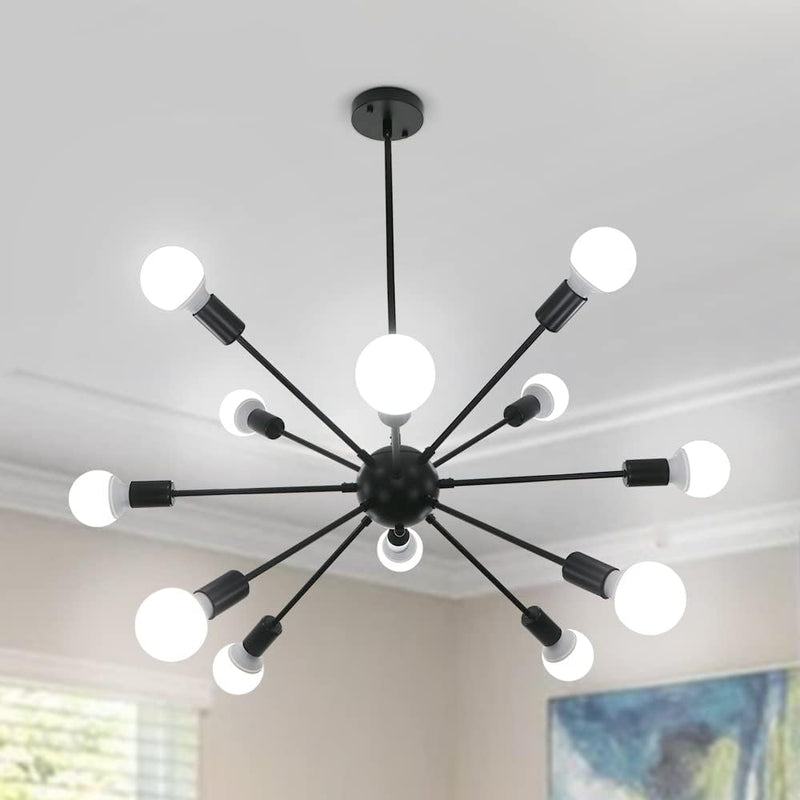 Chandelier Modern Brass Pendant Ceiling Light 12 Lights
