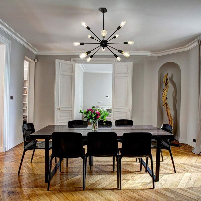 Chandelier Modern Brass Pendant Ceiling Light 12 Lights