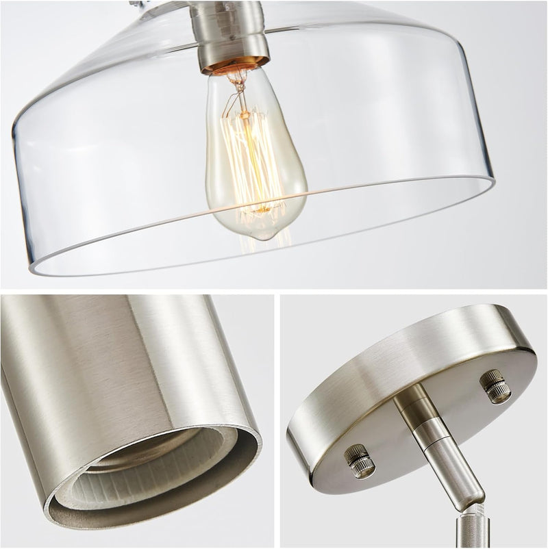 Chandelier Rustic Farmhouse Industrial Round Ceiling Pendant LED