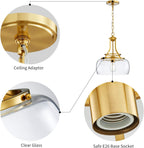 Chandelier Rustic Farmhouse Industrial Round Ceiling Pendant LED