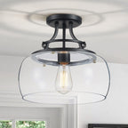 Chandelier Rustic Farmhouse Industrial Round Ceiling Pendant LED