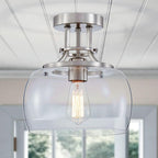 Chandelier Rustic Farmhouse Industrial Round Ceiling Pendant LED