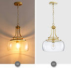 Chandelier Rustic Farmhouse Industrial Round Ceiling Pendant LED