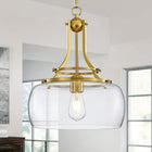 Pendant Light, Brushed Gold, 34cm Wide