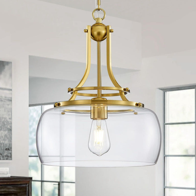 Chandelier Rustic Farmhouse Industrial Round Ceiling Pendant LED