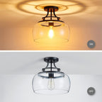 Chandelier Rustic Farmhouse Industrial Round Ceiling Pendant LED