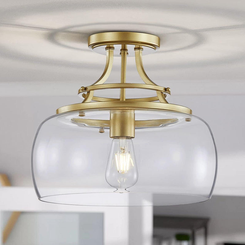 Chandelier Rustic Farmhouse Industrial Round Ceiling Pendant LED