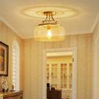 Chandelier Rustic Farmhouse Industrial Round Ceiling Pendant LED