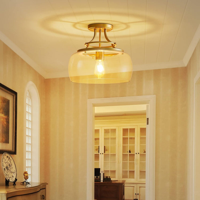 Chandelier Rustic Farmhouse Industrial Round Ceiling Pendant LED