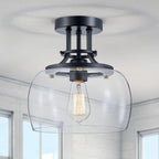 Chandelier Rustic Farmhouse Industrial Round Ceiling Pendant LED